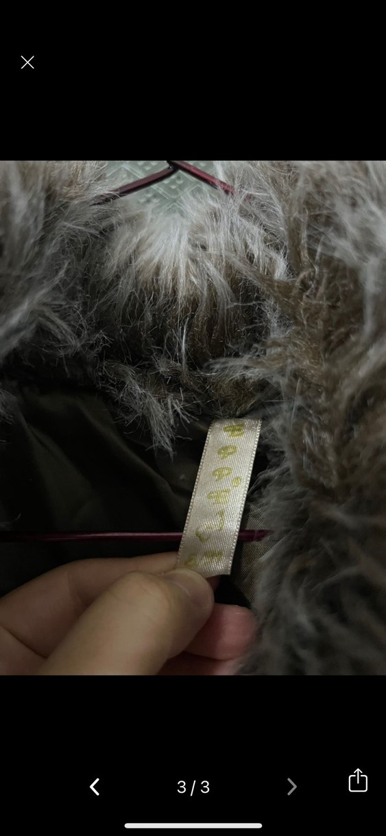 Gri Uzun Kürklü Kadın Yelek - Görsel 3