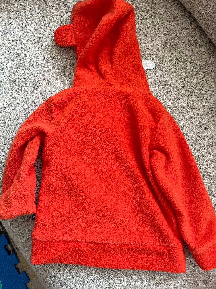 Turuncu Kapüşonlu Bebek Erkek Takımı - Görsel 5