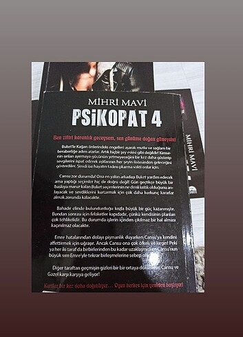  Beden Mihri Mavi psikopat okuma kitabı 4 lü seri