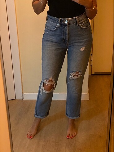 H&M mom jean 38 beden