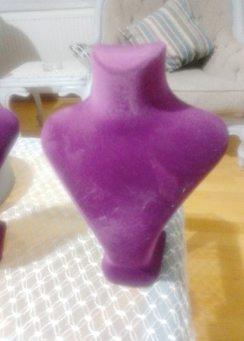 Mor Kadife Kolye Standı - Görsel 3