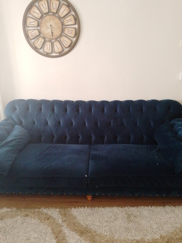 Lacivert Modern Klasik muda marka kanepe - Görsel 2