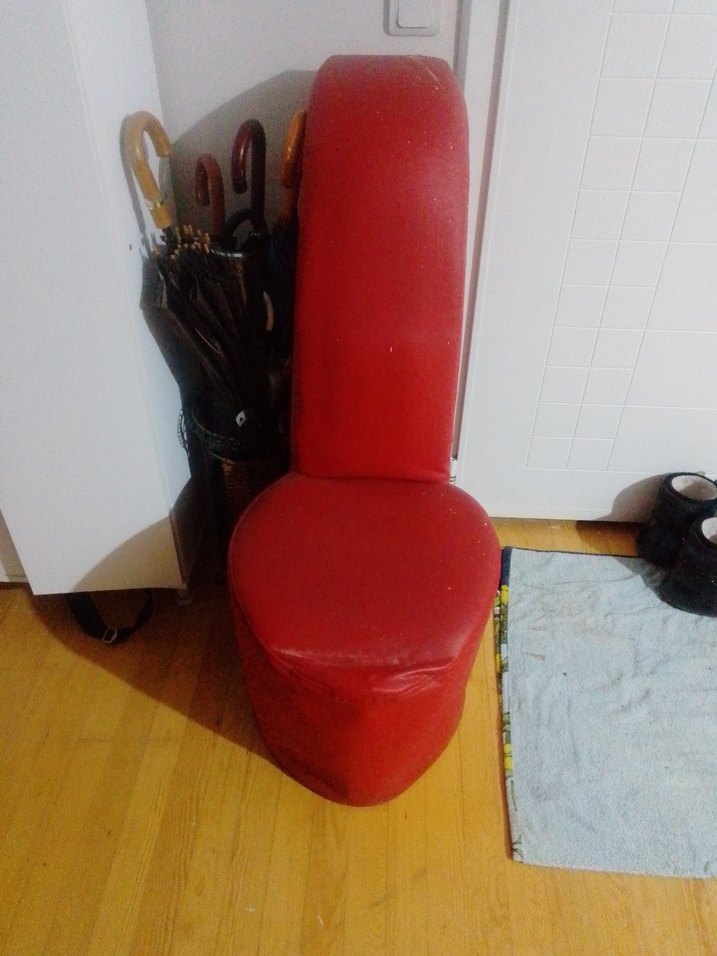 Kırmızı Deri Tokalı Yüksek Topuklu Stiletto - Görsel 3