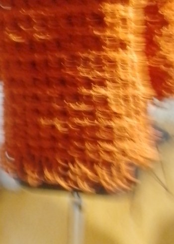 Bohem Tarzda Kahverengi Örgü Kadın Kazak - Görsel 3