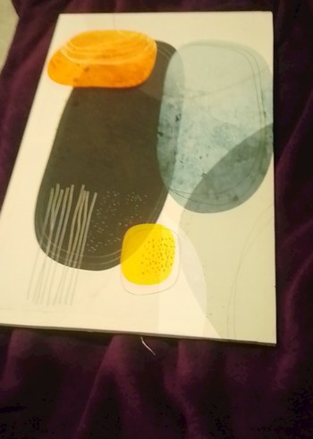 Soyut Çok Renkli Tablo - Görsel 5