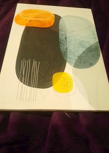 Soyut Çok Renkli Tablo - Görsel 2