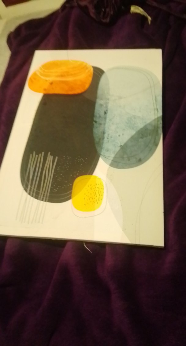 Soyut Çok Renkli Tablo - Görsel 5