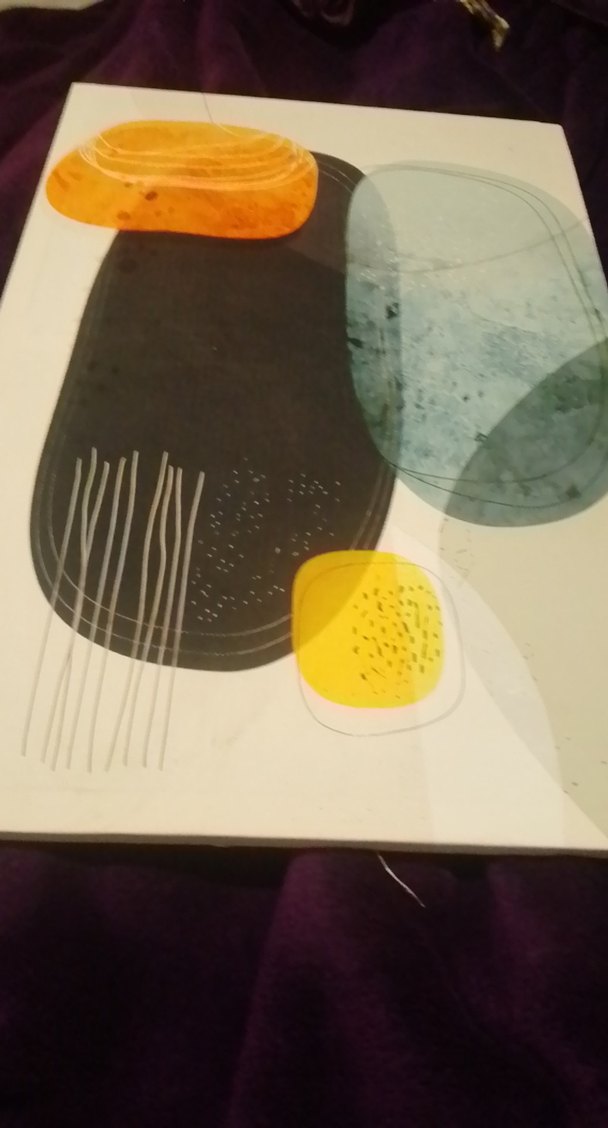 Soyut Çok Renkli Tablo - Görsel 4