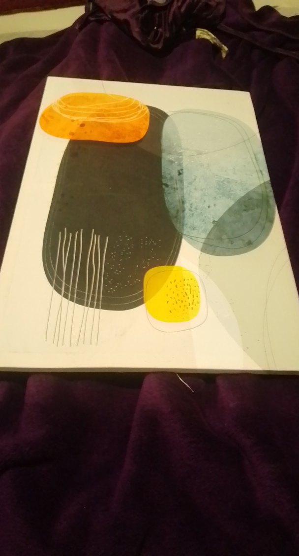 Soyut Çok Renkli Tablo - Görsel 2