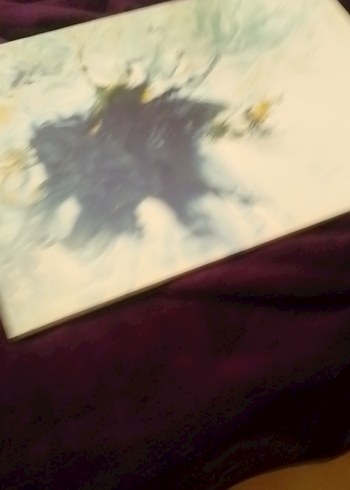 Koyu Mavi Soyut Tablo - Görsel 7