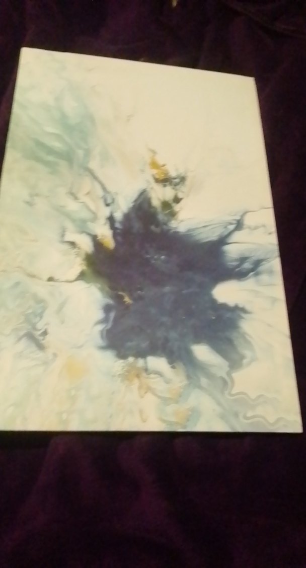 Koyu Mavi Soyut Tablo - Görsel 2