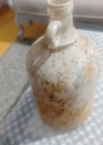 Bej ve Gri Tonlarında Seramik Vazo - Görsel 4