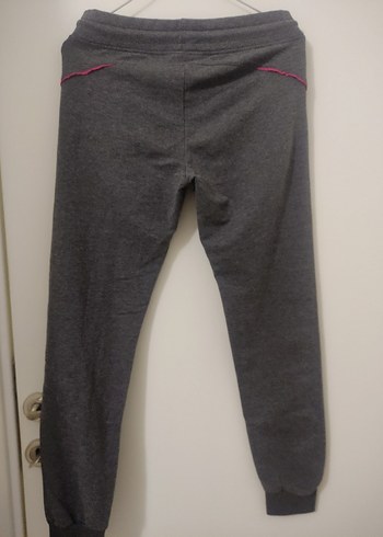 Diğer Kadın Gri Fermuarlı İnce Kesim Sweatpant