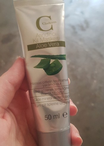 Claderm Aloe Vera Arındırıcı Kil Maskesi 50 ml