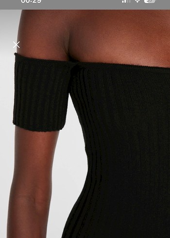 Siyah Trendyolmilla Triko Elbise - Görsel 3