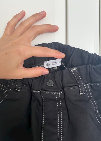 Zara Erkek Çocuk Siyah Bol Kesim Denim Pantolon