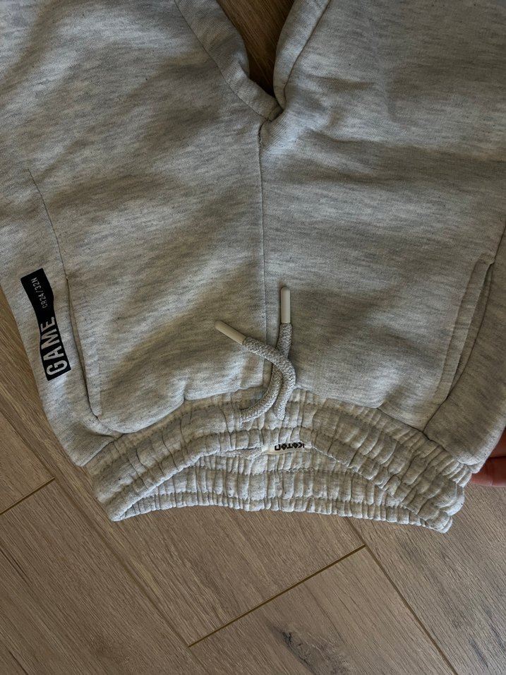 Gri çocuk Rahat Kesim Eşofman Altı - Görsel 5