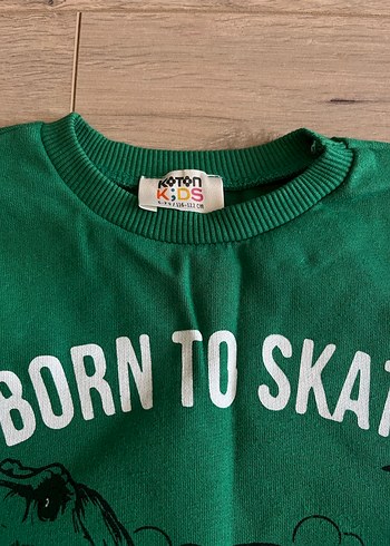 Erkek Çocuk Mavi Fermuarlı Sweatshirt - Görsel 4