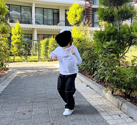 4 Yaş Beden beyaz Renk Çocuk sweatshört