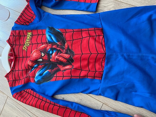 4 Yaş Beden Spiderman kostüm terlik