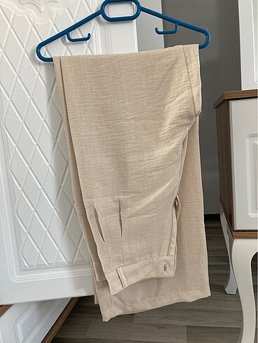 Keten kumaş pantolon