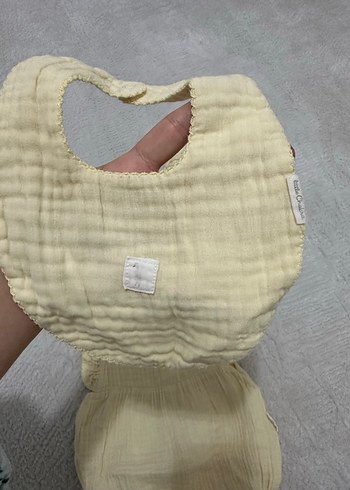 Sarı Fırfırlı Bebek Kız Tulum Seti - Görsel 3