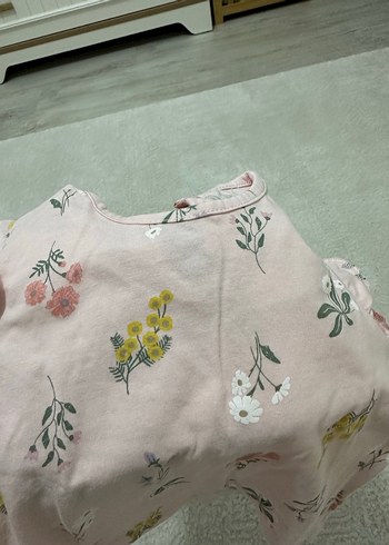 Kız Çocuk Renkli Çiçek Desenli Kolsuz Tişört - Görsel 3