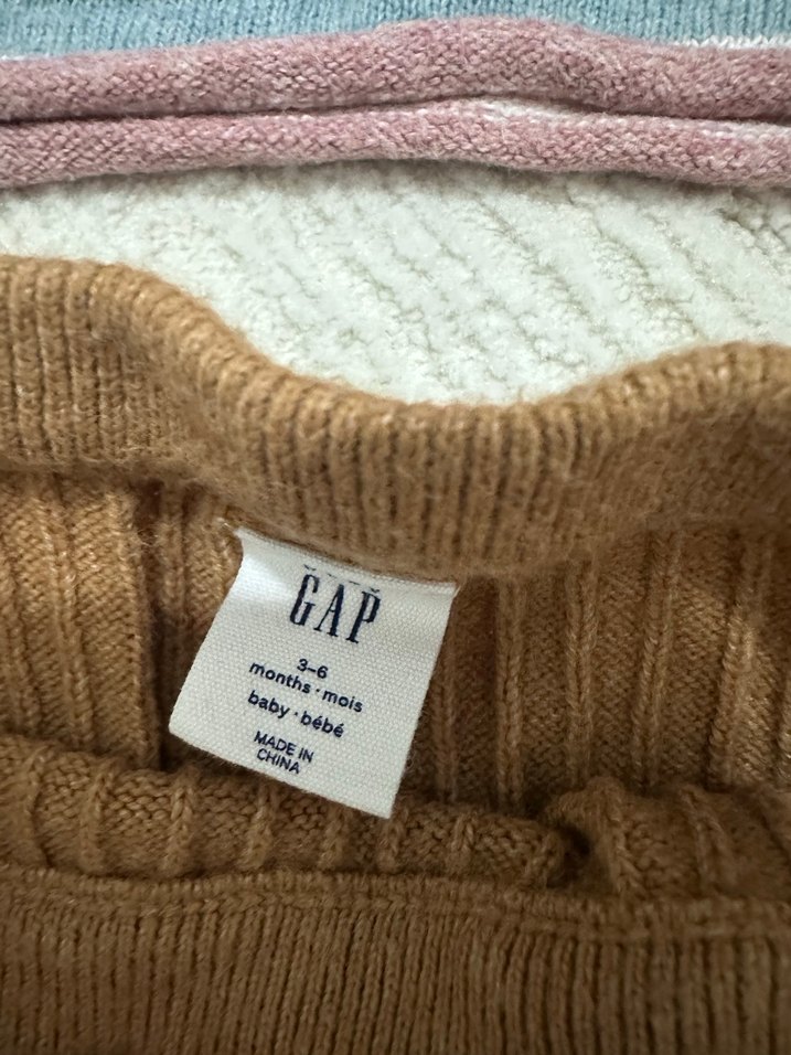 Çizgili Triko Bebek Kız Takımı - Görsel 3