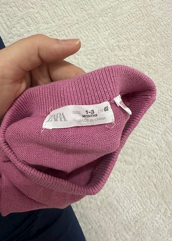 Kız Çocuk Pembe Triko Pantolon - Görsel 2