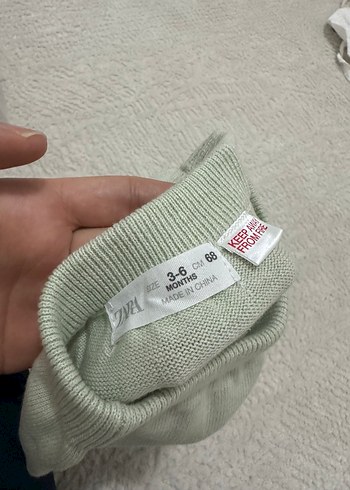 Erkek Bebek Gri Triko Pantolon - Görsel 2