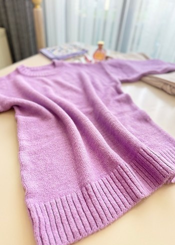 Mor Örgü Basic Kadın Kazak - Görsel 2