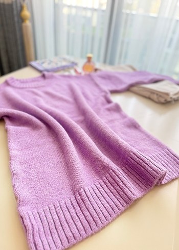 Mor Örgü Basic Kadın Kazak - Görsel 3