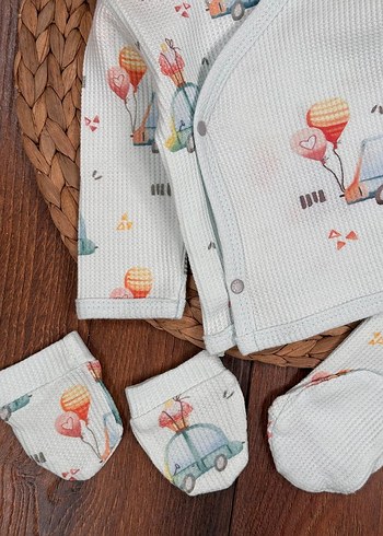 Bebek Erkek Bohem Stil Örme Takım - Görsel 4