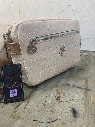 U.S Polo Assn. Bayan çapraz çanta bej rengi