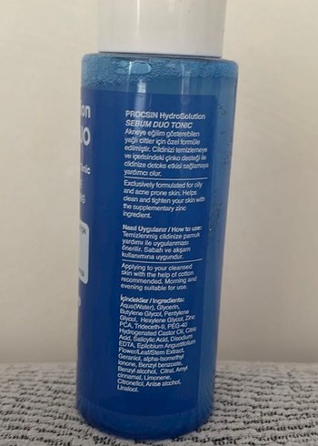 HydroSolution Sebum Duo Yüz Temizleme Toniği 200 ml - Görsel 3