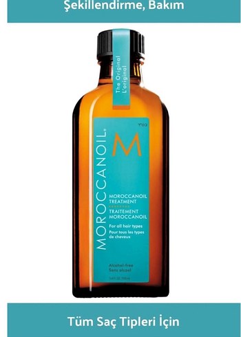 Moroccanoil Tüm Saç Tipleri İçin Bakım Yağı