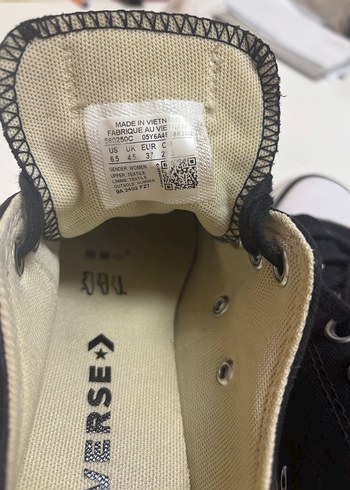 CONVERSE Siyah Düz Taban Günlük Kadın Spor Ayakkabı - Görsel 4