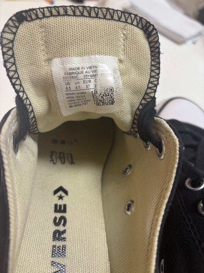 CONVERSE Siyah Düz Taban Günlük Kadın Spor Ayakkabı - Görsel 4