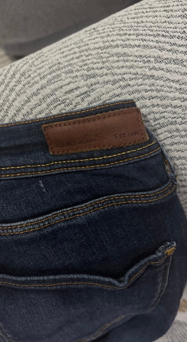 Kadın Lacivert Normal Boy Denim Pantolon - Görsel 3