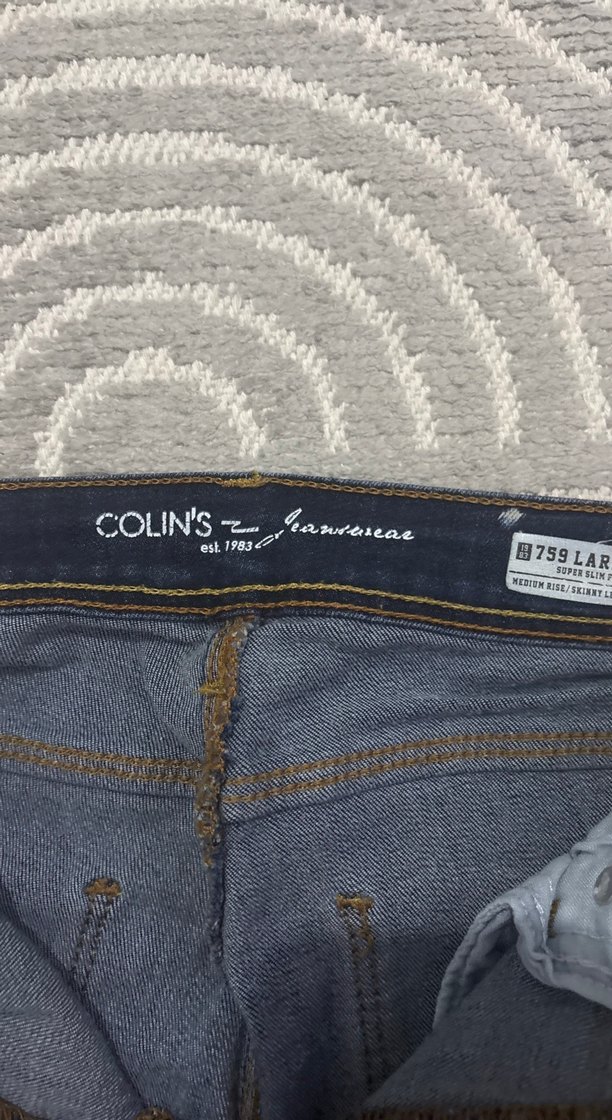 Kadın Lacivert Normal Boy Denim Pantolon - Görsel 2