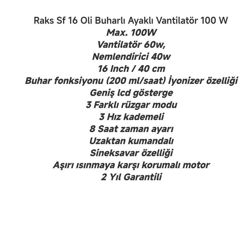 Buharlı Vantilatör - Görsel 2