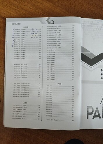 ÇIKMIŞ SORULAR PARAGRAF kpss/ales/dgs yargı yayın evi