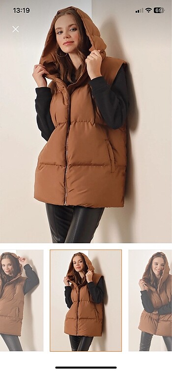 38 Beden oversize şişme yelek