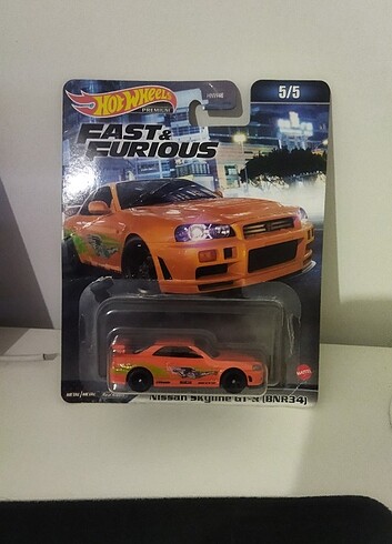 Hot Wheels Premium Fast And Furious Gtr r34 