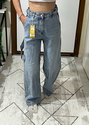 Diğer Bol Kesim Kadın baggy Kot Pantolon