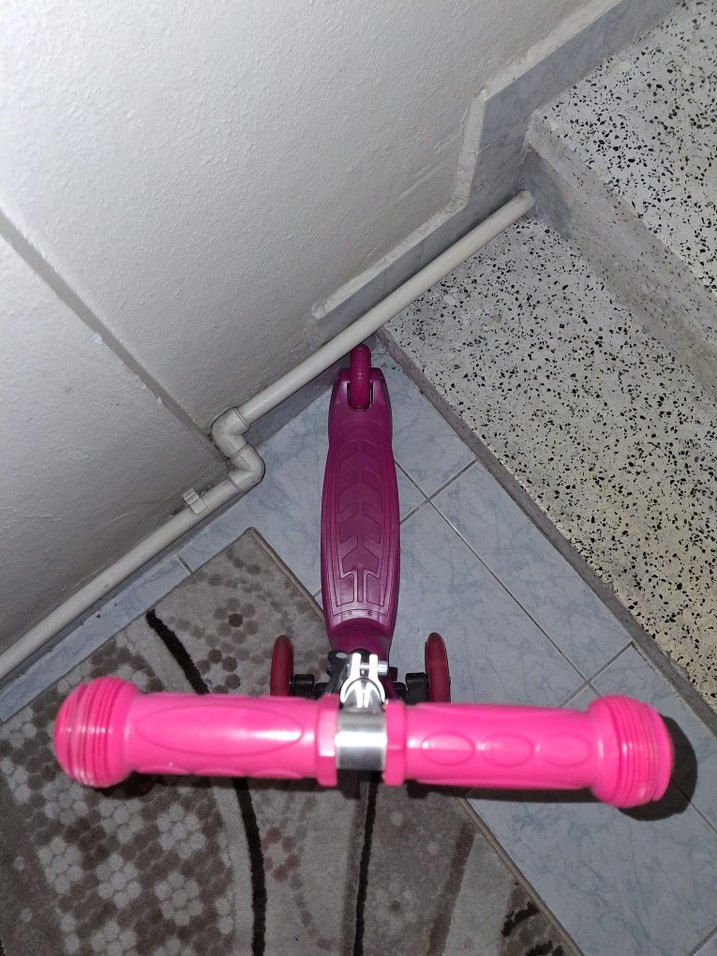 Pembe Rookie Çocuk Scooter'ı - Görsel 3