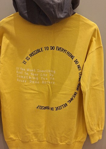 Sarı şapkalı Sweatshirt - Görsel 4