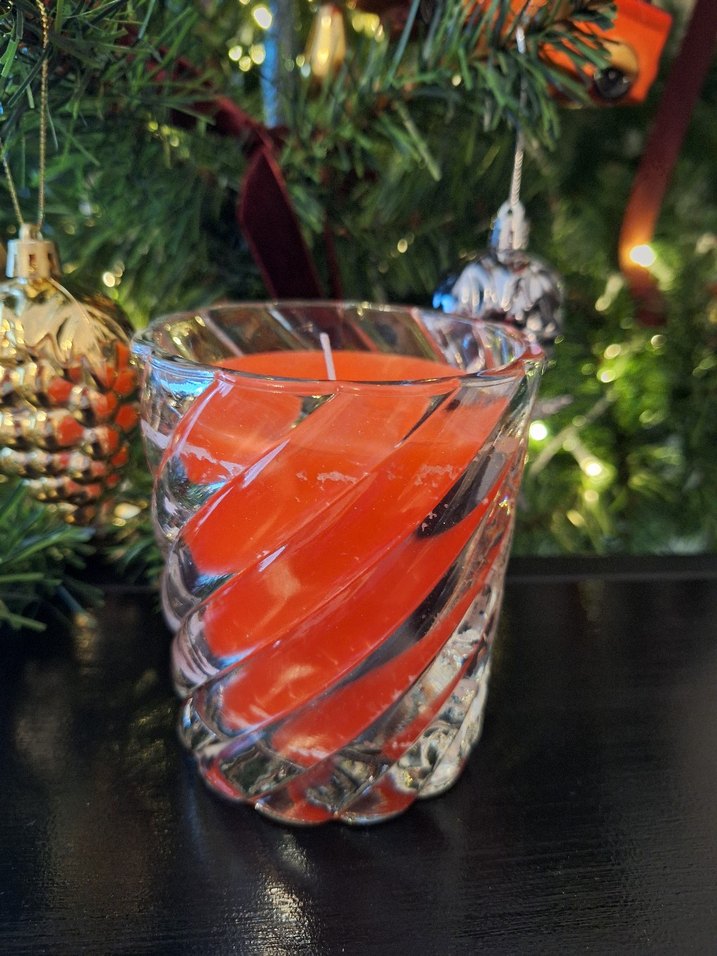 Cam icinde kırmızı mum - Görsel 3