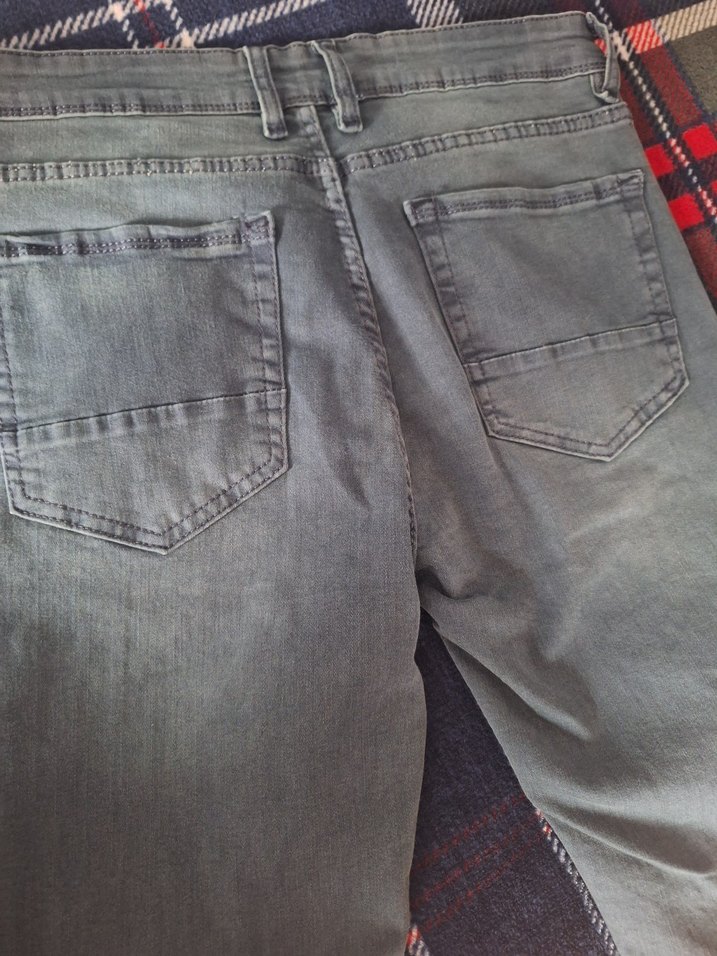 Erkek dar kesim kot pantolon - Görsel 3