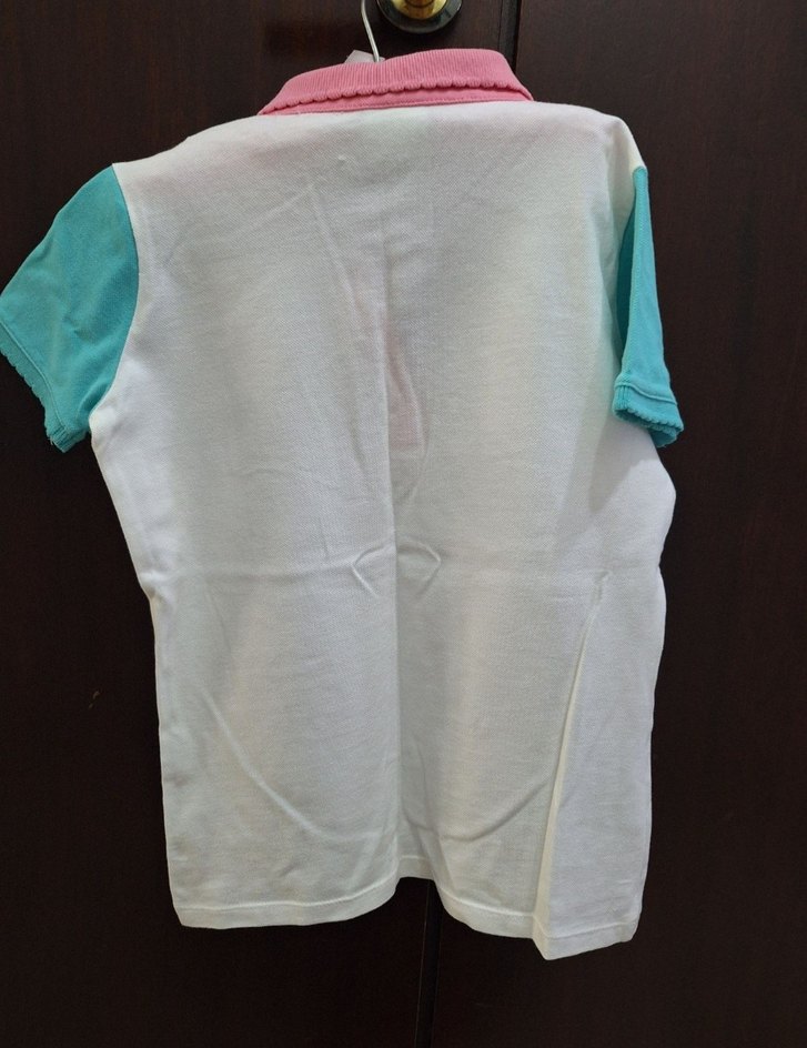 U.S. Polo Assn. Kız Çocuk Baskılı Polo Tişört - Görsel 3